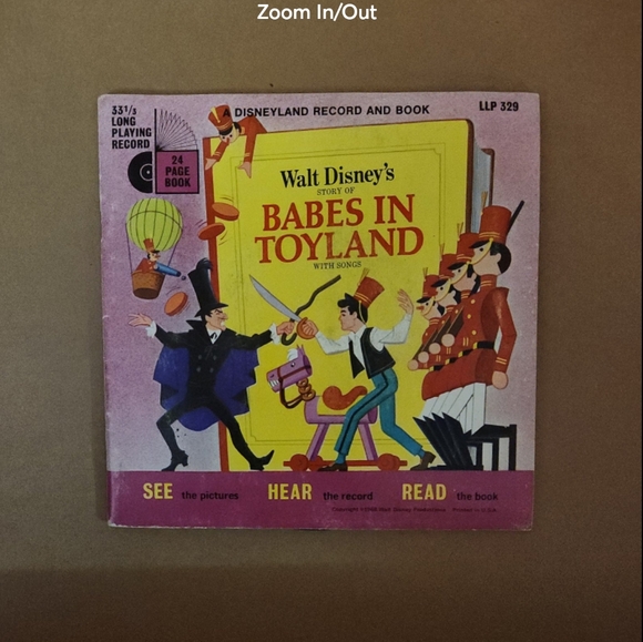 3 Read Along  Books and Record lot - Picture 8 of 10